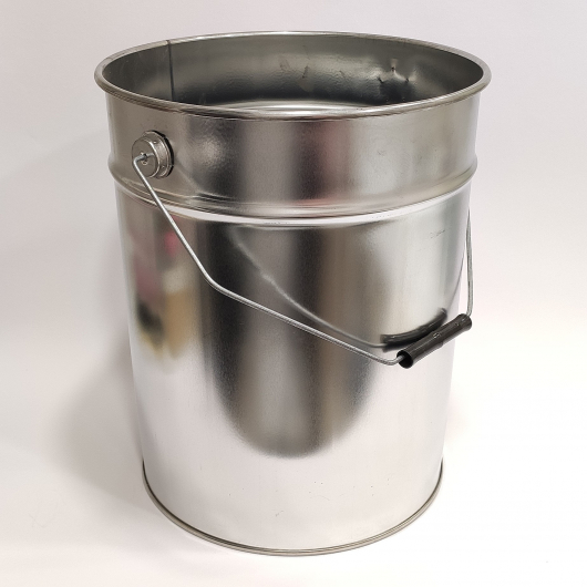 Герметичне металеве відро Tricolor 20 л з кришкою під обруч для лакофарбових матеріалів та ПММ, 20 шт. - изображение 4 - интернет-магазин tricolor.com.ua