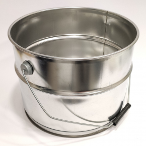 Герметичне металеве відро Tricolor 10 л з кришкою під обруч для лакофарбових матеріалів та ПММ, 20 шт. - изображение 3 - интернет-магазин tricolor.com.ua