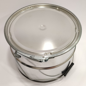 Герметичне металеве відро Tricolor 10 л з кришкою під обруч для лакофарбових матеріалів та ПММ, 50 шт. - изображение 7 - интернет-магазин tricolor.com.ua