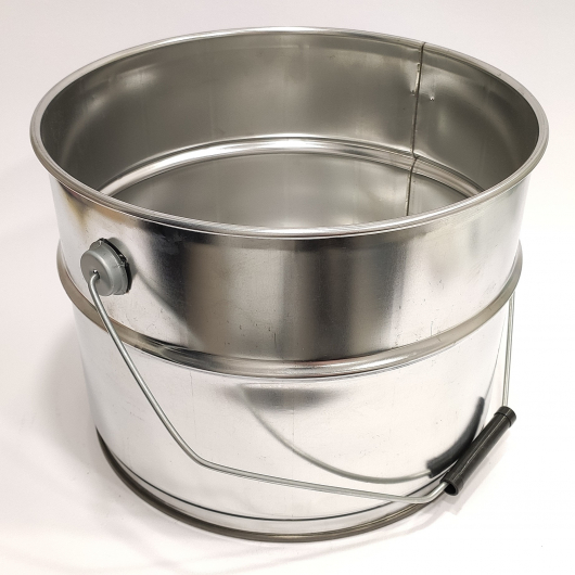 Герметичне металеве відро Tricolor 10 л з кришкою під обруч для лакофарбових матеріалів та ПММ, 100 шт. - изображение 3 - интернет-магазин tricolor.com.ua