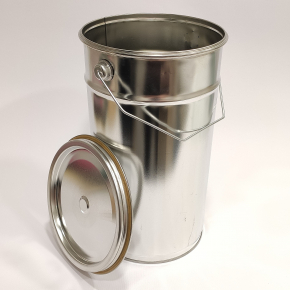 Герметичне металеве відро Tricolor 5 л з кришкою для лакофарбових матеріалів та ПММ, 20 шт. - изображение 4 - интернет-магазин tricolor.com.ua