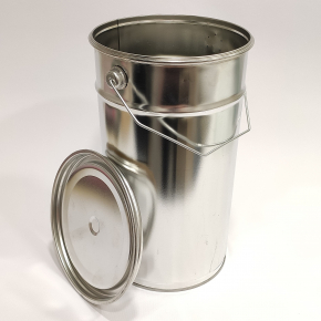 Герметичне металеве відро Tricolor 5 л з кришкою для лакофарбових матеріалів та ПММ, 50 шт. - изображение 3 - интернет-магазин tricolor.com.ua