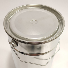 Герметичне металеве відро Tricolor 5 л з кришкою для лакофарбових матеріалів та ПММ, 100 шт. - изображение 2 - интернет-магазин tricolor.com.ua