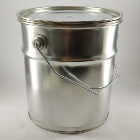 Герметичне металеве відро Tricolor 3 л з кришкою для лакофарбових матеріалів та ПММ, 500 шт. - интернет-магазин tricolor.com.ua