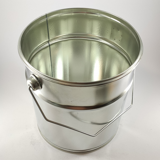 Герметичне металеве відро Tricolor 3 л з кришкою для лакофарбових матеріалів та ПММ, 10 шт. - изображение 6 - интернет-магазин tricolor.com.ua