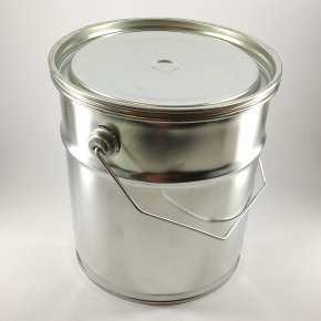 Герметичне металеве відро Tricolor 3 л з кришкою для лакофарбових матеріалів та ПММ, 100 шт. - изображение 2 - интернет-магазин tricolor.com.ua