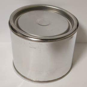 Металева бляшана банка з кришкою для лакофарбових матеріалів 0,54 л, 1 шт. - интернет-магазин tricolor.com.ua