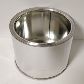 Металева бляшана банка з кришкою для лакофарбових матеріалів 0,54 л, 100 шт. - изображение 2 - интернет-магазин tricolor.com.ua