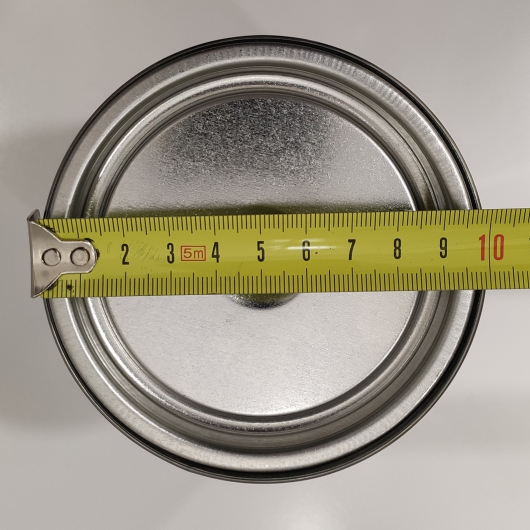 Металева бляшана банка з кришкою для лакофарбових матеріалів 0,54 л, 2000 шт. - изображение 5 - интернет-магазин tricolor.com.ua