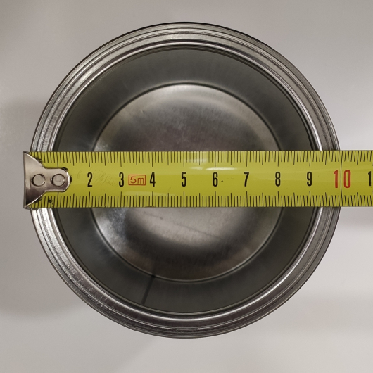 Металева бляшана банка з кришкою для лакофарбових матеріалів 1,1 л, 1 шт. - изображение 5 - интернет-магазин tricolor.com.ua