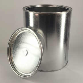 Металева бляшана банка з кришкою для лакофарбових матеріалів 2,8 л, 10 шт. - изображение 2 - интернет-магазин tricolor.com.ua