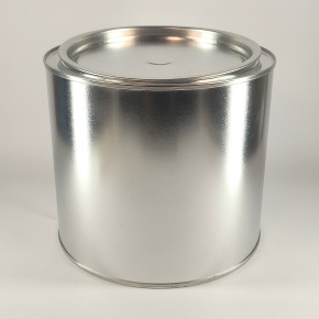Металева бляшана банка з кришкою для лакофарбових матеріалів 2,4 л, 20 шт. - интернет-магазин tricolor.com.ua