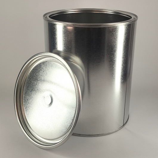 Металева бляшана банка з кришкою для лакофарбових матеріалів 2,8 л, 1000 шт. - изображение 2 - интернет-магазин tricolor.com.ua