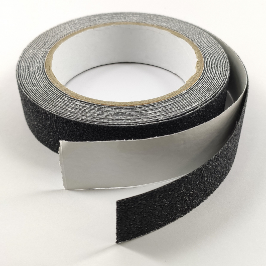 Стрічка антиковзна для підлоги ванної, душової, басейну Tricolor 642 чорна 25 мм зносостійка (1 м. пог.) - изображение 4 - интернет-магазин tricolor.com.ua