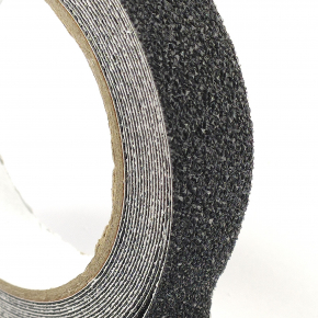 Стрічка антиковзна для підлоги ванної, душової, басейну Tricolor 642 чорна 25 мм зносостійка (1 м. пог.) - изображение 8 - интернет-магазин tricolor.com.ua