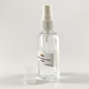 Ізопропиловий спирт 99,8% Tricolor (прозорий флакон, з розпилювачем) 50 мл. 10 шт. - изображение 2 - интернет-магазин tricolor.com.ua