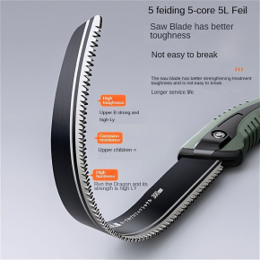 Ручна пила AIRAJ в японському стилі - гостра сталева пила по дереву та ПВХ, лезо 300 мм. - изображение 2 - интернет-магазин tricolor.com.ua