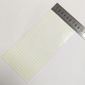 Набір люмінесцентних наклейок Tricolor Крапка діаметр 5 мм*392 шт. (1 лист 185*95 мм) - изображение 6 - интернет-магазин tricolor.com.ua