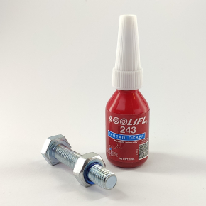Анаеробний фіксатор різьблення Loolifl 243 синій, середньої міцності 10 мл, 1 шт. - интернет-магазин tricolor.com.ua