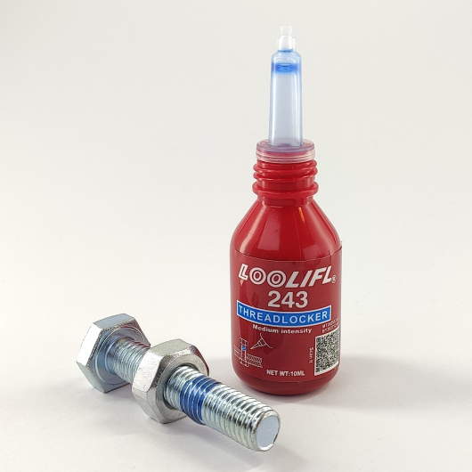 Анаеробний фіксатор різьблення Loolifl 243 синій, середньої міцності 10 мл, 5 шт. - изображение 3 - интернет-магазин tricolor.com.ua