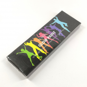 Набір флуоресцентних фарб для бодіарту Veronni (10 кольорів) з пензликом, 1 шт. - изображение 7 - интернет-магазин tricolor.com.ua