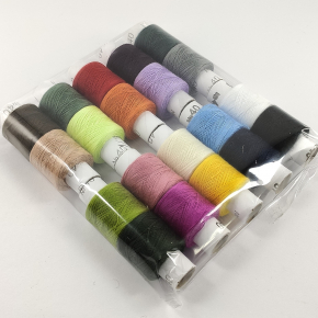 Набір набір універсальних швейних ниток Tricolor 40/2 D 20 кольорів * 75 м. (1500 м.) 10 наборов. - интернет-магазин tricolor.com.ua