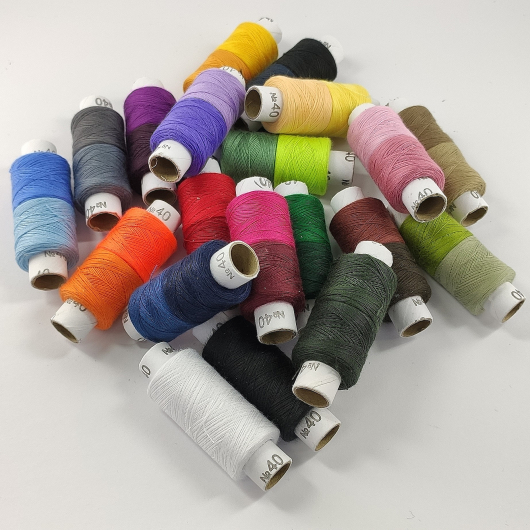 Набір набір універсальних швейних ниток Tricolor 40/2 D 36 кольорів*75 м. + 2*150 м. (3000 м.) 5 наборів. - изображение 2 - интернет-магазин tricolor.com.ua