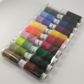 Набір набір універсальних швейних ниток Tricolor 40/2 D 36 кольорів*75 м. + 2*150 м. (3000 м.) 10 наборів. - изображение 4 - интернет-магазин tricolor.com.ua