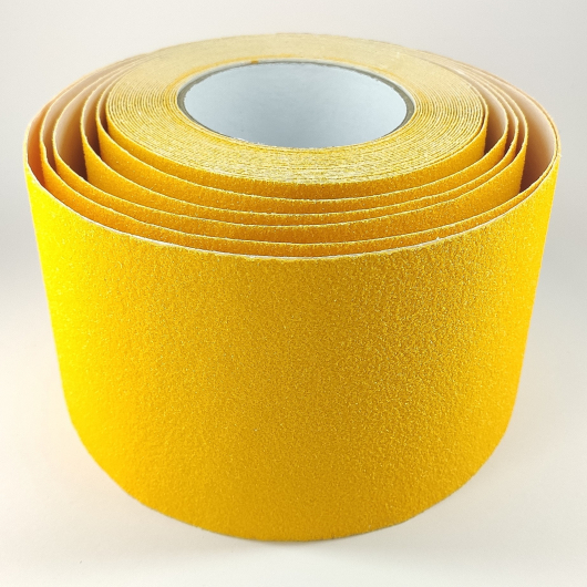 Стрічка антиковзаюча для підлоги Tricolor 77 жовта 100 мм зносостійка (5 м. пог.) - изображение 2 - интернет-магазин tricolor.com.ua