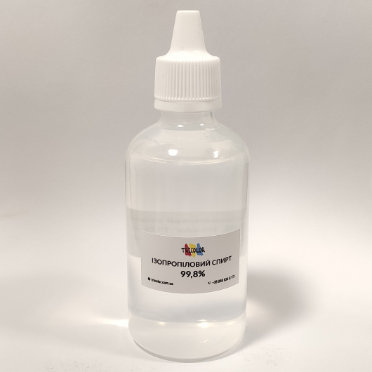 Ізопропіловий спирт 99,8% Tricolor для паяння та очищення електроніки (пет флакон, з крапельницею) 110 мл. 1 шт. - интернет-магазин tricolor.com.ua