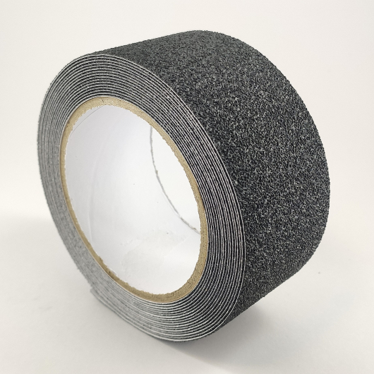 Стрічка антиковзна для підлоги ванної, душової, басейну Tricolor 642 чорна 50 мм зносостійка (5 м. пог.) - интернет-магазин tricolor.com.ua