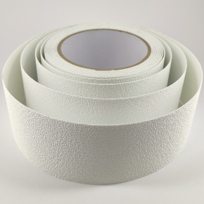 Лента антискользящая для пола ванной, душевой, бассейна Tricolor 641 белая 50 мм износоустойчивая (1 м. пог.) - изображение 2 - интернет-магазин tricolor.com.ua