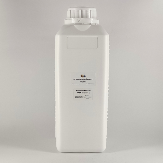 Ізопропіловий спирт 99,8% Tricolor каністра 1 л. 1 шт. - изображение 2 - интернет-магазин tricolor.com.ua