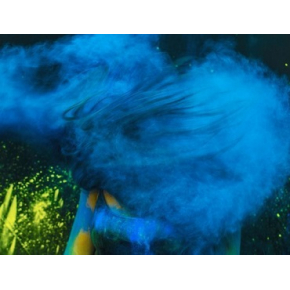 Краска Холи голубая - изображение 2 - интернет-магазин tricolor.com.ua