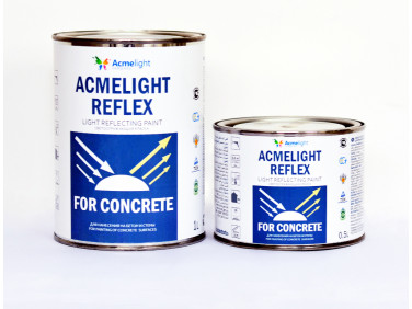Светоотражающая краска для бетона Acmelight Reflex Concrete - Tricolor Светоотражающая краска для бетона Acmelight Reflex Concrete