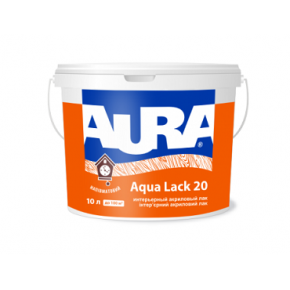 Лак акриловый полуматовый интерьерный Aura Aqua Lack 20