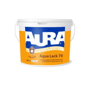 Лак акриловый глянцевый интерьерный Aura Aqua Lack 70