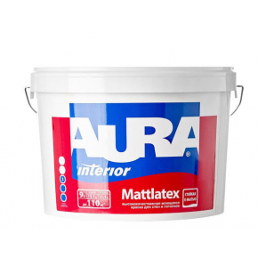 Краска моющаяся интерьерная Aura Mattlatex TR база матовая