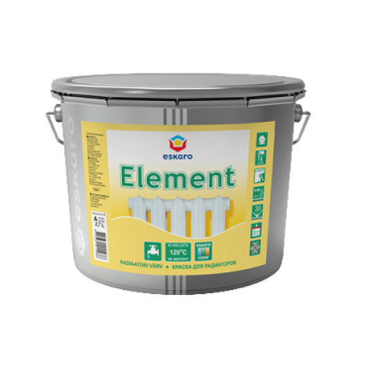Краска полуматовая для радиаторов Eskaro Element