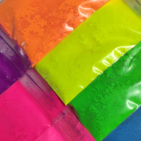 Зразки флуоресцентних (неонових) пігментів Tricolor (10 кольорів по 10 грам) - изображение 8 - интернет-магазин tricolor.com.ua