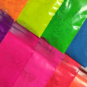 Зразки флуоресцентних (неонових) пігментів Tricolor (10 кольорів по 10 грам) - изображение 6 - интернет-магазин tricolor.com.ua