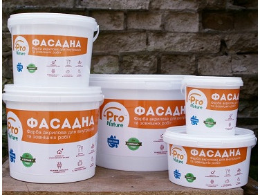 Краска фасадная ProNature - Tricolor Краска фасадная ProNature