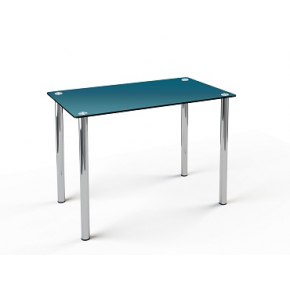 Стеклянный обеденный стол S1 1200*750 покраска - интернет-магазин tricolor.com.ua
