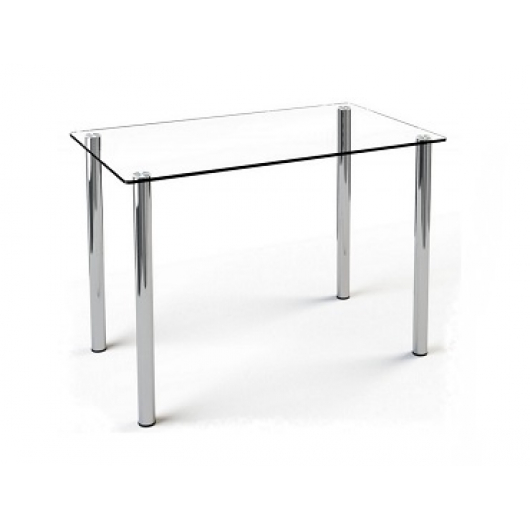 Стеклянный обеденный стол S1 1200*750 прозрачный