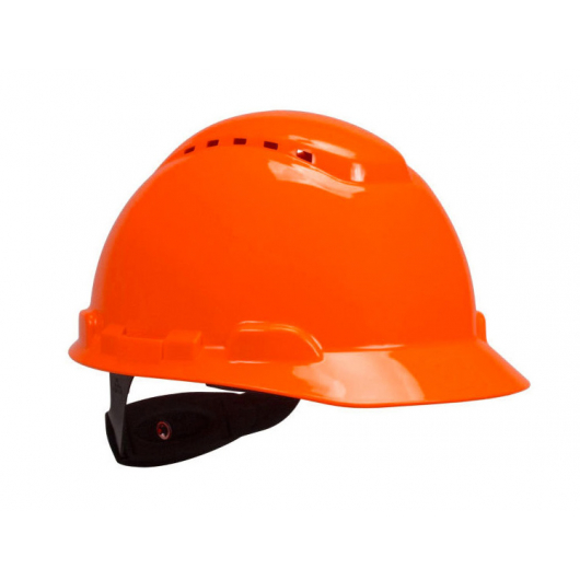 Каска защитная 3М H-700N-OR храповик, вентилируемая, оранжевая