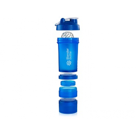 Шейкер спортивный Blender Bottle Prostak прозрачный синий - изображение 2 - интернет-магазин tricolor.com.ua