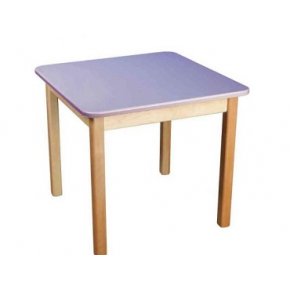 Стол деревянный цветной фиолетовый