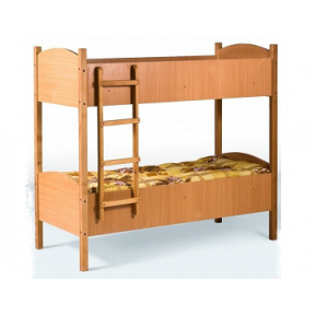 Кровать двухъярусная детская ДСП 1400x600