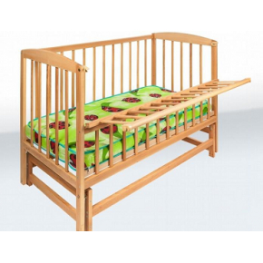 Кровать детская на шарнирах с откидной боковиной на подшипнике 1200х600 - интернет-магазин tricolor.com.ua
