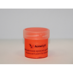 Аквагрим флуоресцентный AcmeLight для тела оранжевый 20 мл